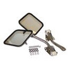 Side mirror, complete kit stainless