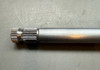 Steering column shaft, splined on both ends for Saginaw steering conversions