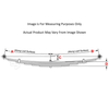 Leaf spring, front 10 leaf, 1-3/4" wide 1130lb capacity