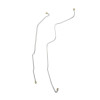 Transmission cooler stainless steel line set, 1967-71 Jeepster/Commando w/TH400