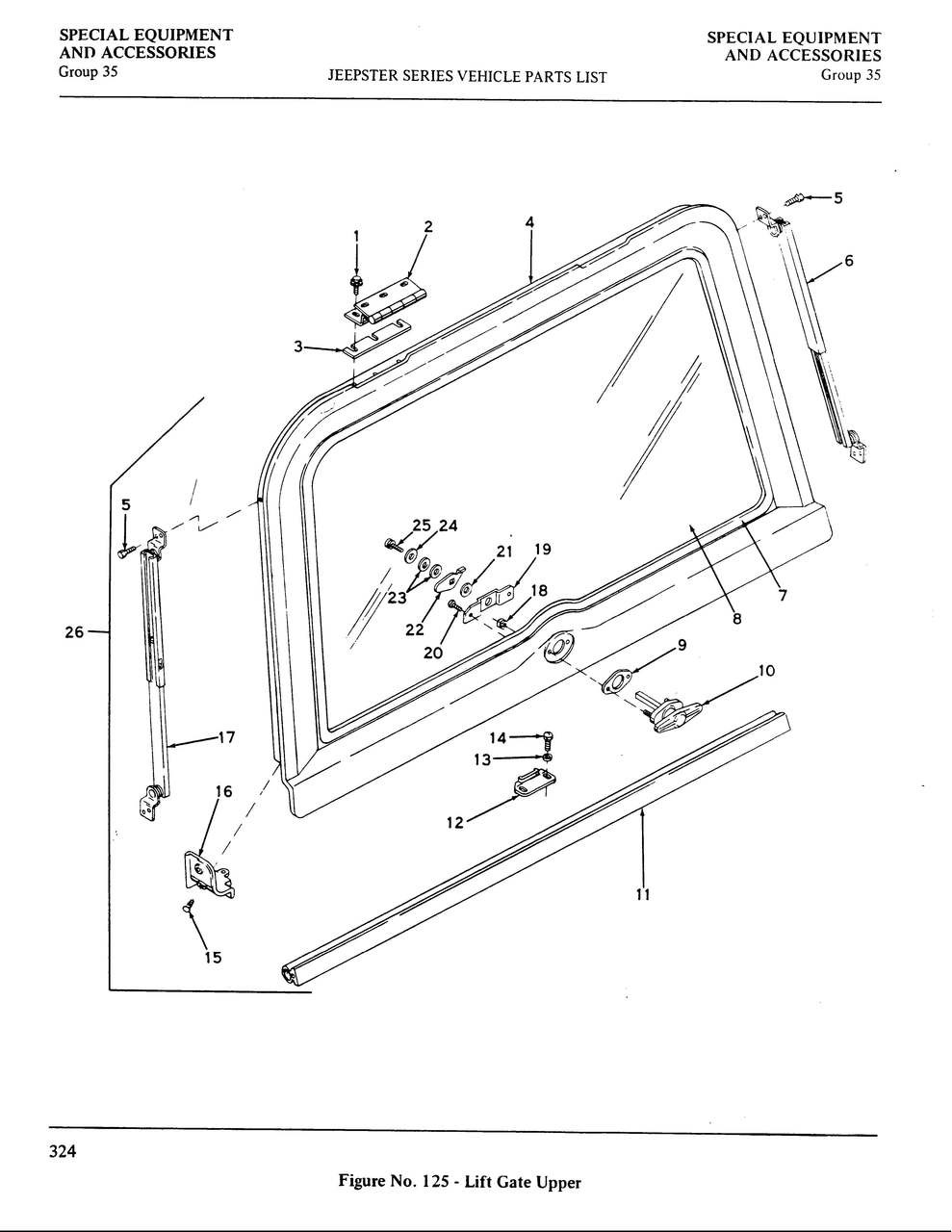 Hardtop rear hatch glass seal