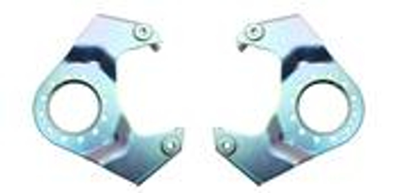 Disc brake conversion disc brake caliper mounts