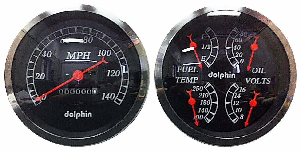 Here is what the black gauges look like