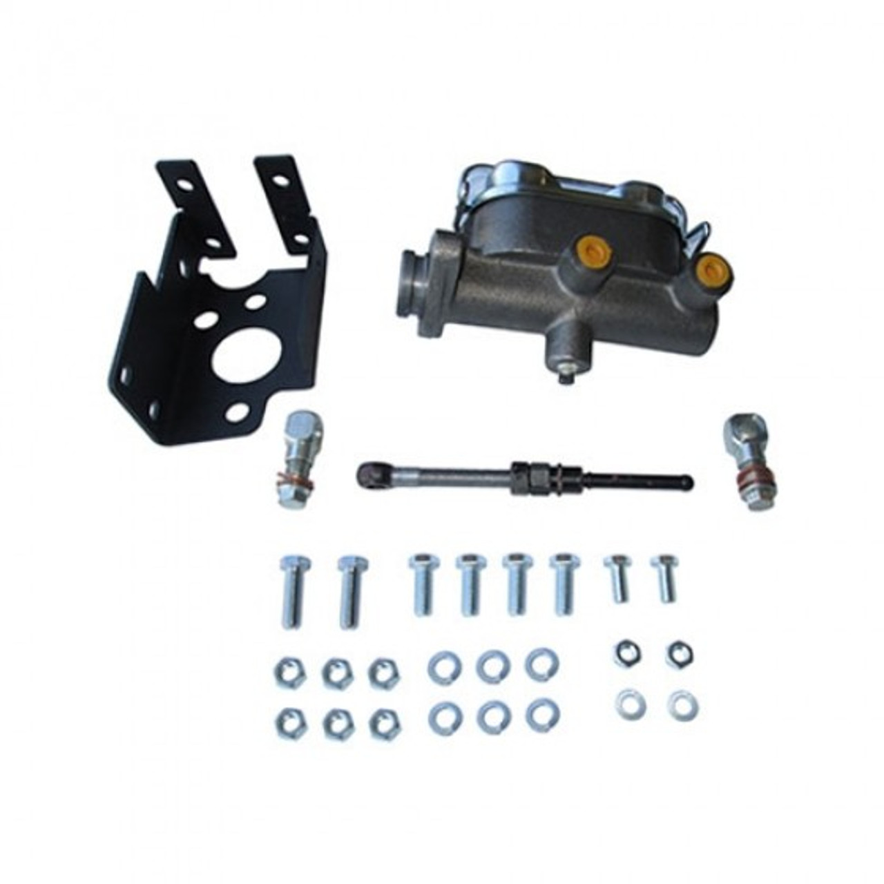 Dual master cylinder conversion kit, CJ with disc/drum