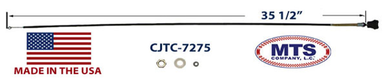 Temperature control cable, 1972-75 CJ