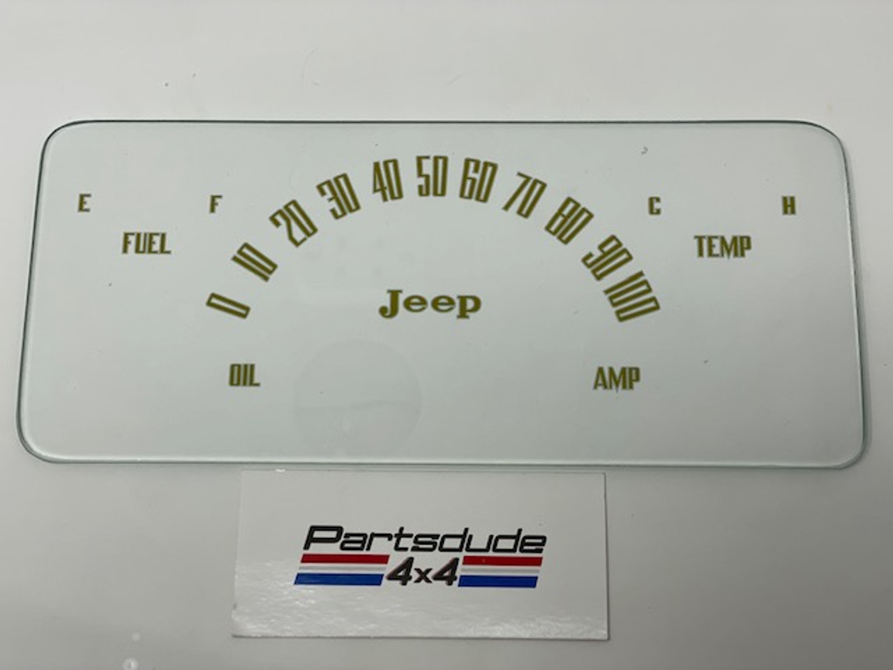 Wagoneer Gauge cluster glass face