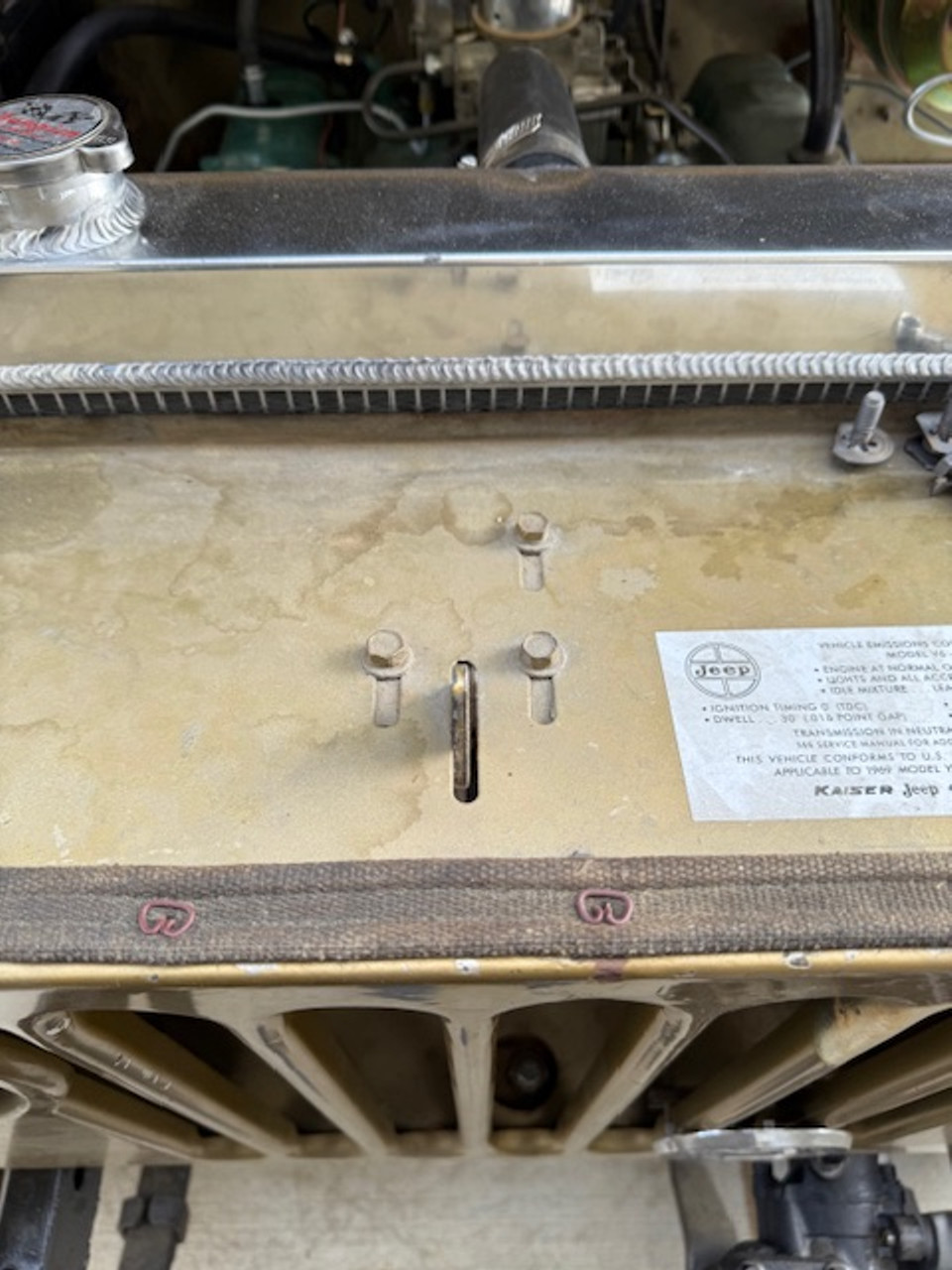 Used hood safety latch, Jeepster/Commando/CJ5 Used hood safety latch, Jeepster/Commando/CJ5