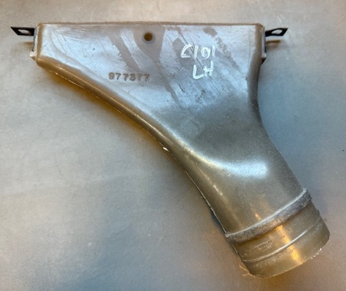 Used LH defroster duct, C101 977377/977433