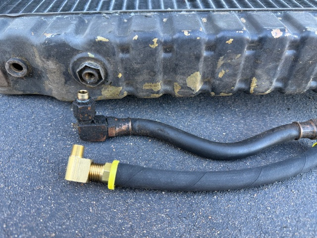 Transmission cooler line fitting