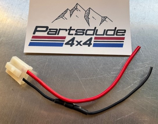 One wire alternator harness with diode