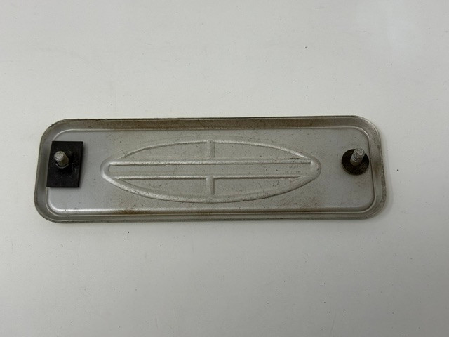 Used radio delete plate, #16