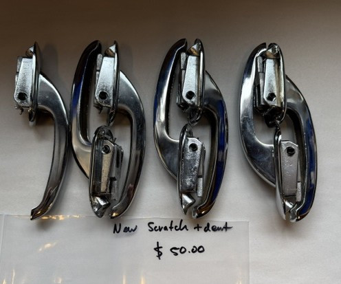 New but scratch/dent exterior door handles