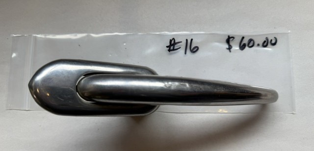 Used exterior door handle, 1967-73 Jeepster/Commando/FC150/170, #16
