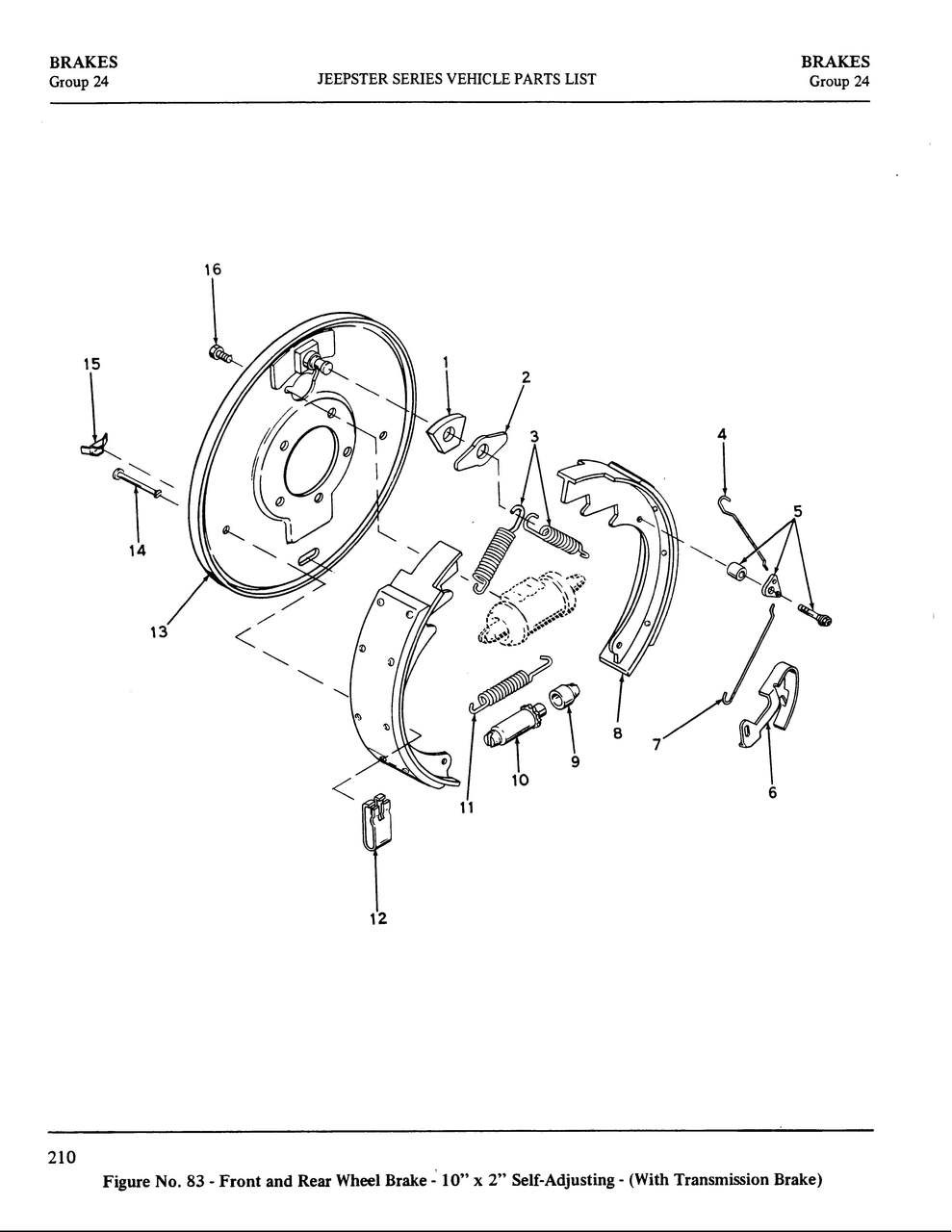 Brake adjuster spring