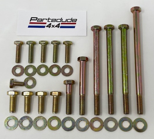 Timing cover and water pump master bolt kit, 225/231 V6 Partsdude4x4