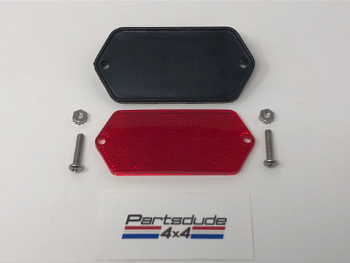 Rear red reflector and mount master kit, each