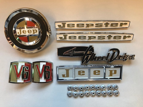 Jeepster Emblem Master Kit Gold