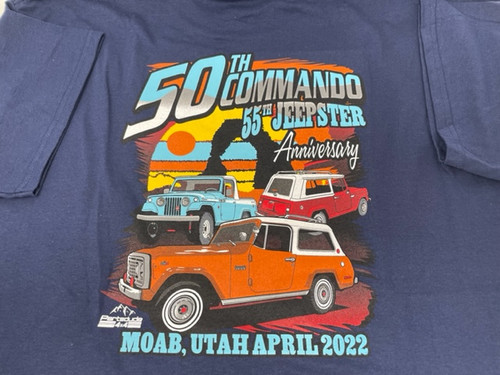 50th Jeep Commando event tee shirt