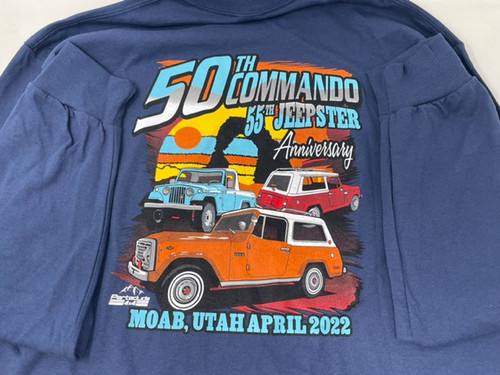 50th Jeep Commando Event long sleeve tee shirt