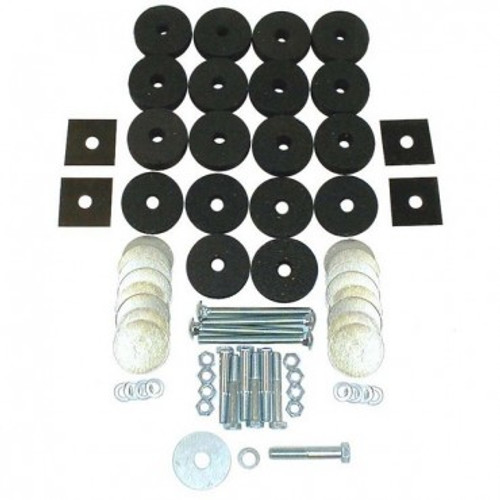 Body bushing kit, MB/CJ2A/CJ3A/CJ3B/CJ5/6