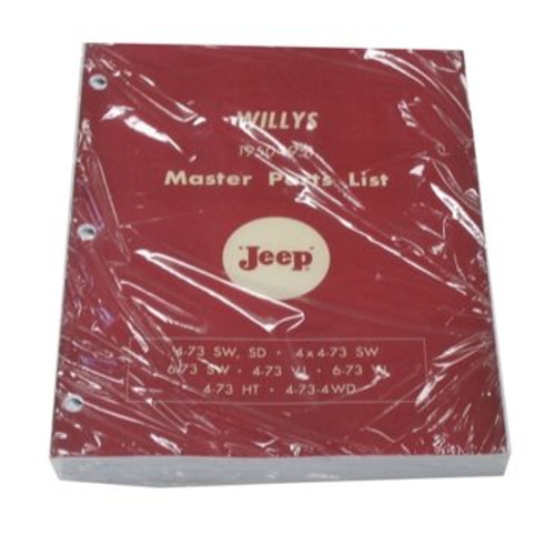 Parts manual for 1950-51 Willys Wagon, Pickup, Panel and Jeepster