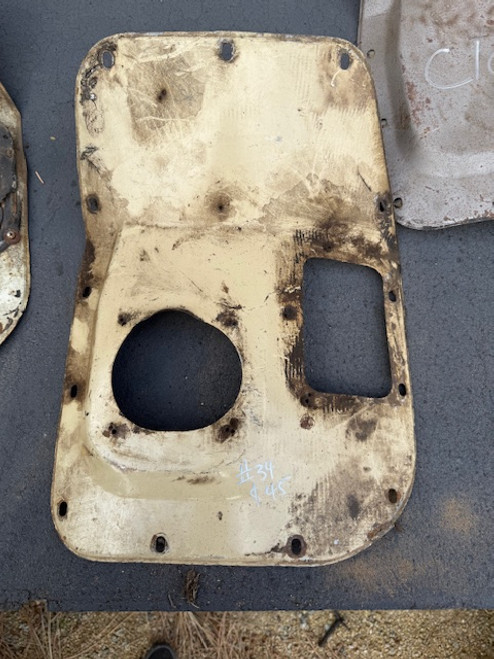 Used manual trans tunnel cover #34