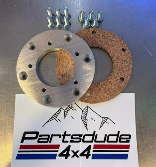 Fuel sender adapter, 6 bolt to 5 bolt aftermarket pattern