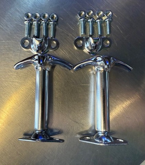 Hood latch, stainless steel set