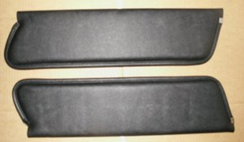 Sun visor set, Jeepster/Commando, black