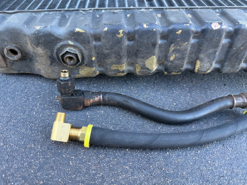 Transmission cooler line fitting