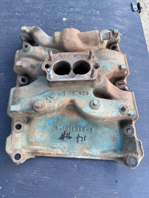 Used 225V6 intake manifold #16
