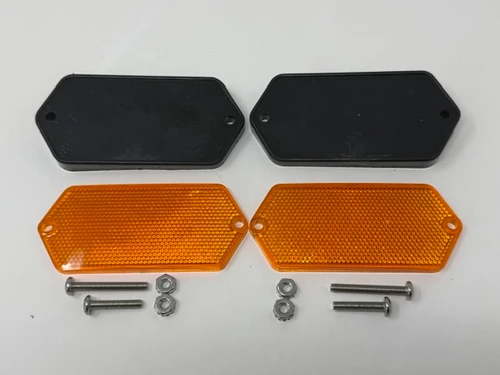 LH/RH hood reflector mounts, amber reflectors and hardware deluxe kit