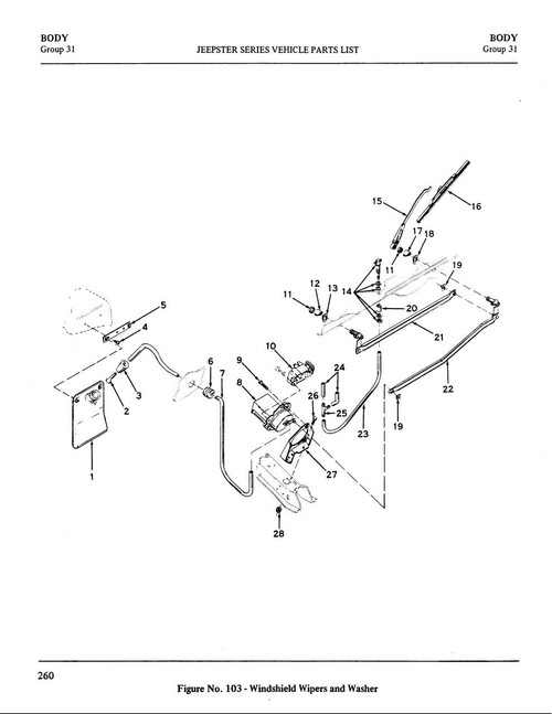 Clip, spring, retainer wiper