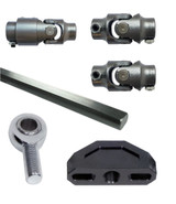 Ridetech 11249511 High clearance steering U-Joint kit  1"-48 at column and 3/4"-36 at rack. - 11249511