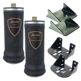 Ridetech 19002003 Air Over Leaf, 2000 lb. with weld-on lower mount and side frame upper mount. - 19002003