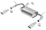 Borla 12-16 Jeep Wrangler 3.6L AT/MT 4WD Single Split Rr Exit Touring Exhaust (rear section only) - 11834