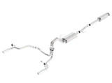 Borla 15-16 Ford F-150 3.5L EcoBoost Ext. Cab Std. Bed Catback Exhaust S-Type Single Split Rear Exit - bor140615