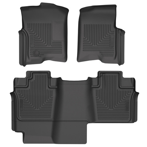 Husky Liners 93621 Weatherbeater - Front & 2nd Seat Floor Liners - 93621