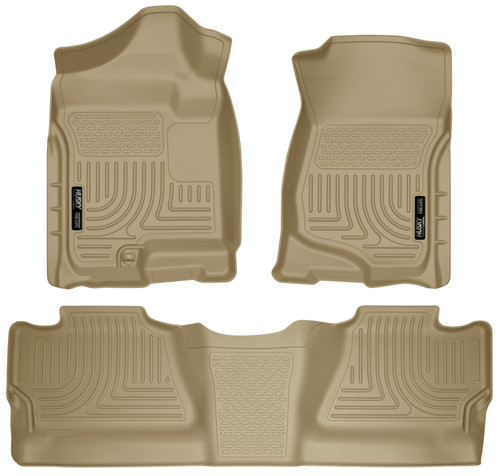 Husky Liners 98203 Weatherbeater - Front & 2nd Seat Floor Liners (Footwell Coverage) - 98203