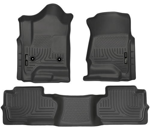 Husky Liners 98241 Weatherbeater - Front & 2nd Seat Floor Liners (Footwell Coverage) - 98241
