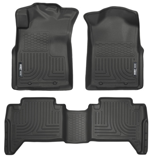Husky Liners 98951 Weatherbeater - Front & 2nd Seat Floor Liners (Footwell Coverage) - 98951