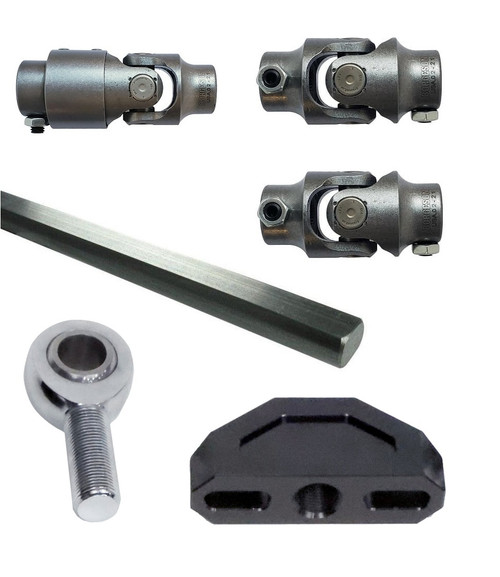 Ridetech 11249511 High clearance steering U-Joint kit  1"-48 at column and 3/4"-36 at rack. - 11249511