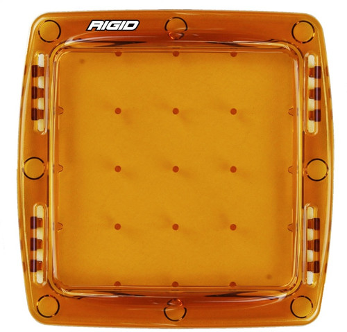 RIGID Industries 103933 Light Cover For Q-Series LED Lights, Amber, Single - 103933