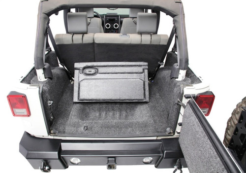 BedRug 07-10 Jeep JK 2Dr Rear 5pc Cargo Kit (Incl Tailgate & Tub Liner) - bedBRJK07R2