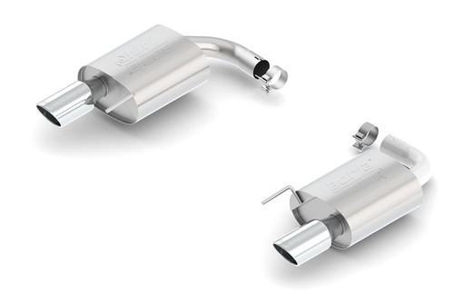 Borla Atak S Rear Section 15-17 Ford Mustang GT 5.0L V8 MT/AT 2.5in pipe 4in tip - bor11895