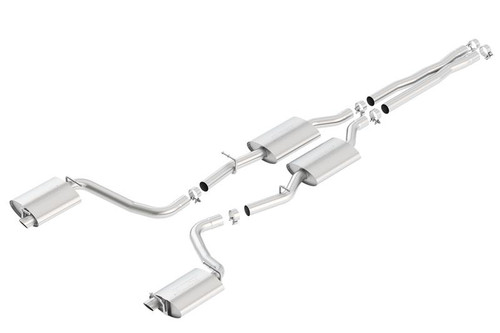 Borla 15-16 Dodge Charger R/T 5.7L No Tip Use Factory Valence Single Split Rear Exit S-Type Exhaust - bor140636