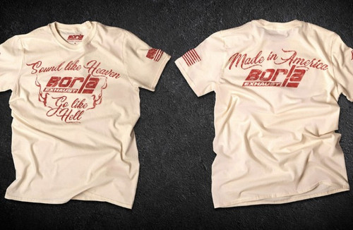 Borla Sound Like Heaven Go Like Hell T-Shirt Medium - bor21587