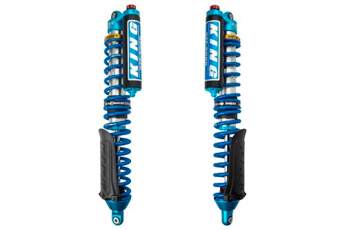 King Shocks 2017+ Maverick X3 X DS 64in Front 2.5 Dia Piggy Res Coilover w/ Adj&Finned Res - kin25700-370A