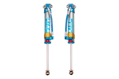 King Shocks 07-18 Jeep Wrangler JK Rear 2.5 Dia Piggy Hose Res Shocks 0-2in Lift w/Adjuster (Pair) - kin25001-181A