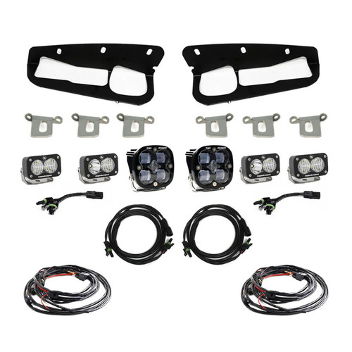 Baja Designs 2021+ Ford Bronco Clear SAE Fog Pocket Kit - baj447761